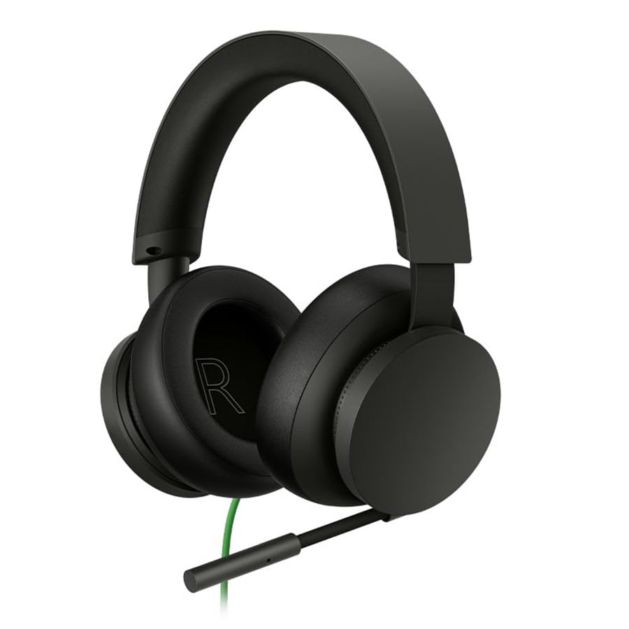 Microsoft Xbox Stereo Wired On Ear Wired Headphones, Auxiliary (Black)