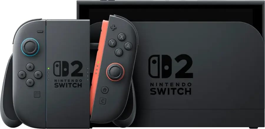 Nintendo Switch 2 Standard Edition with Red & Blue Joy Con (1 Year Add-on Warranty Only from Seller Micromini) (English Version)