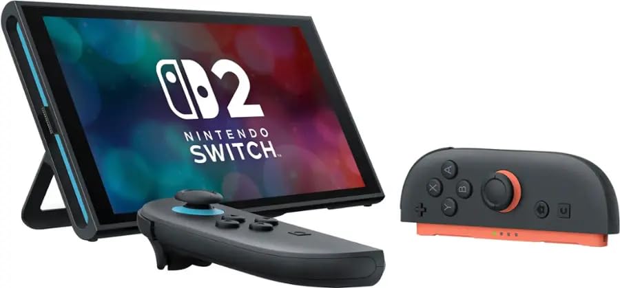 Nintendo Switch 2 Standard Edition with Red & Blue Joy Con (1 Year Add-on Warranty Only from Seller Micromini) (English Version)