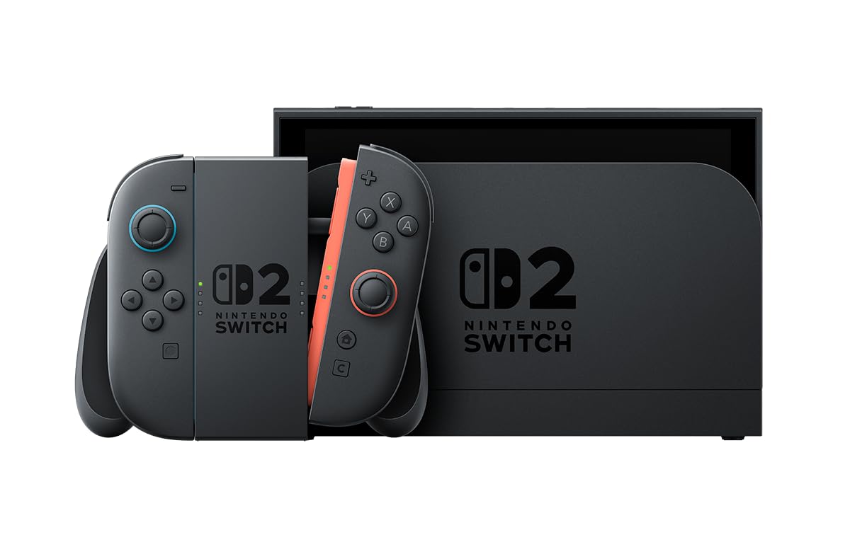 Nintendo Switch 2 Mario Kart - 7.9” HDR LCD, 4K Dock, 256GB Storage, GameChat, Joy-Con 2, TV/Tabletop/Handheld Modes – Supports All Switch Games
