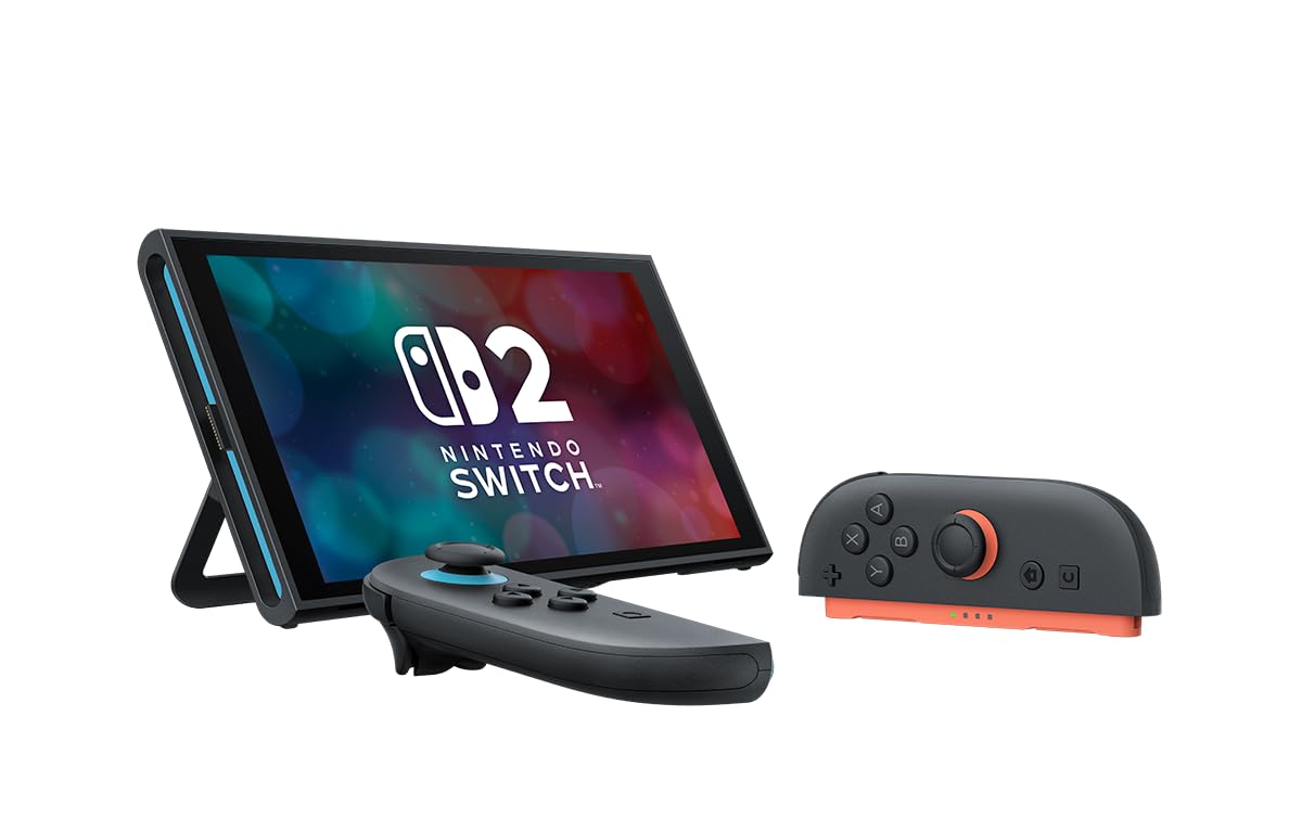 Nintendo Switch 2 Mario Kart - 7.9” HDR LCD, 4K Dock, 256GB Storage, GameChat, Joy-Con 2, TV/Tabletop/Handheld Modes – Supports All Switch Games