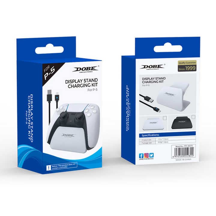DKD charging kit for ps5 controller with charging cable type - C USB