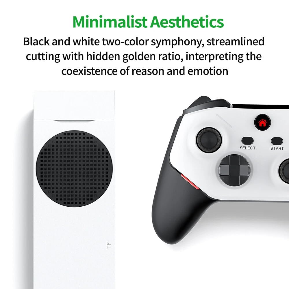 M88 Retro Game Console Retro Game Stick,20000+ Video Games,30+ Emulators,Support 4-Player Online Battles,4K HDMI Arcade Gaming Console with Dual 3D Rocker Plug and Play Emulator Console for TV (128G)