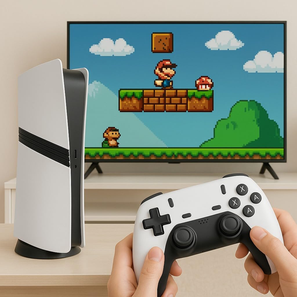 DKD GS5 PRO Wireless Video Game Console-Plug & Play 4K HD Output