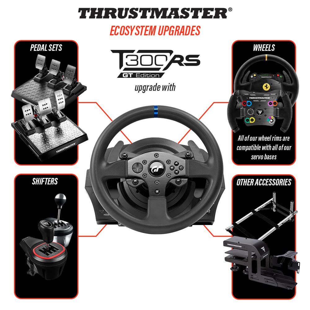 Thrustmaster T300 RS GT Edition | Racing Game Wheel | Force Feedback | PC/PS3/PS4/Work with PS5
