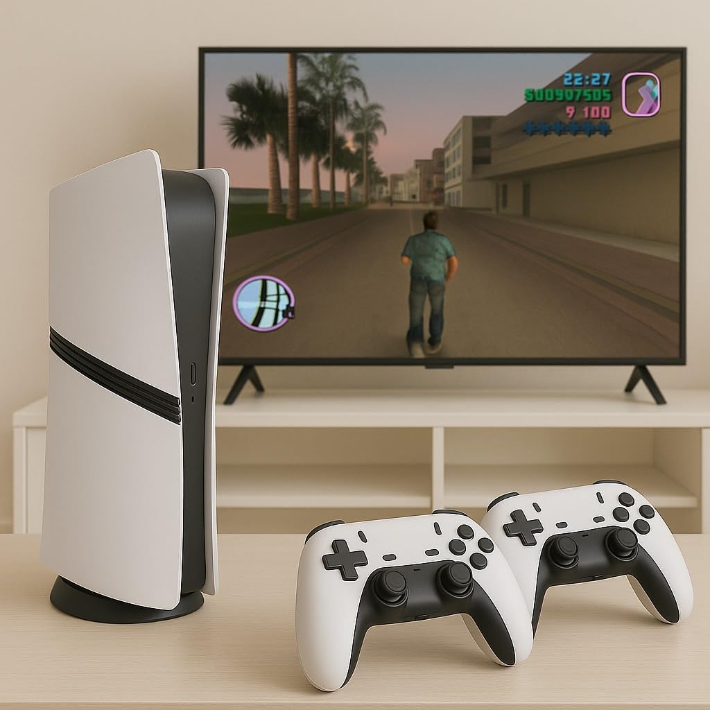 DKD GS5 PRO Wireless Video Game Console-Plug & Play 4K HD Output