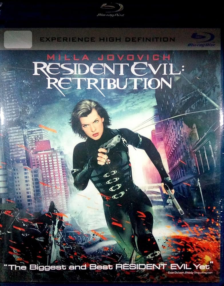 Resident Evil Retribution English Movie(Blue ray disc)