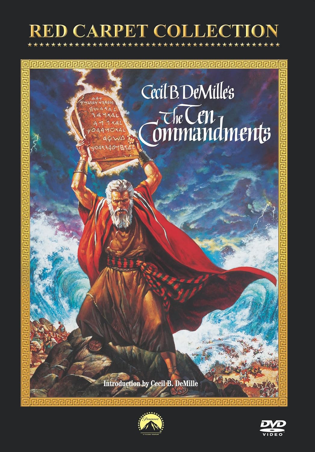 The Ten Commandments Red carpet collection dvd