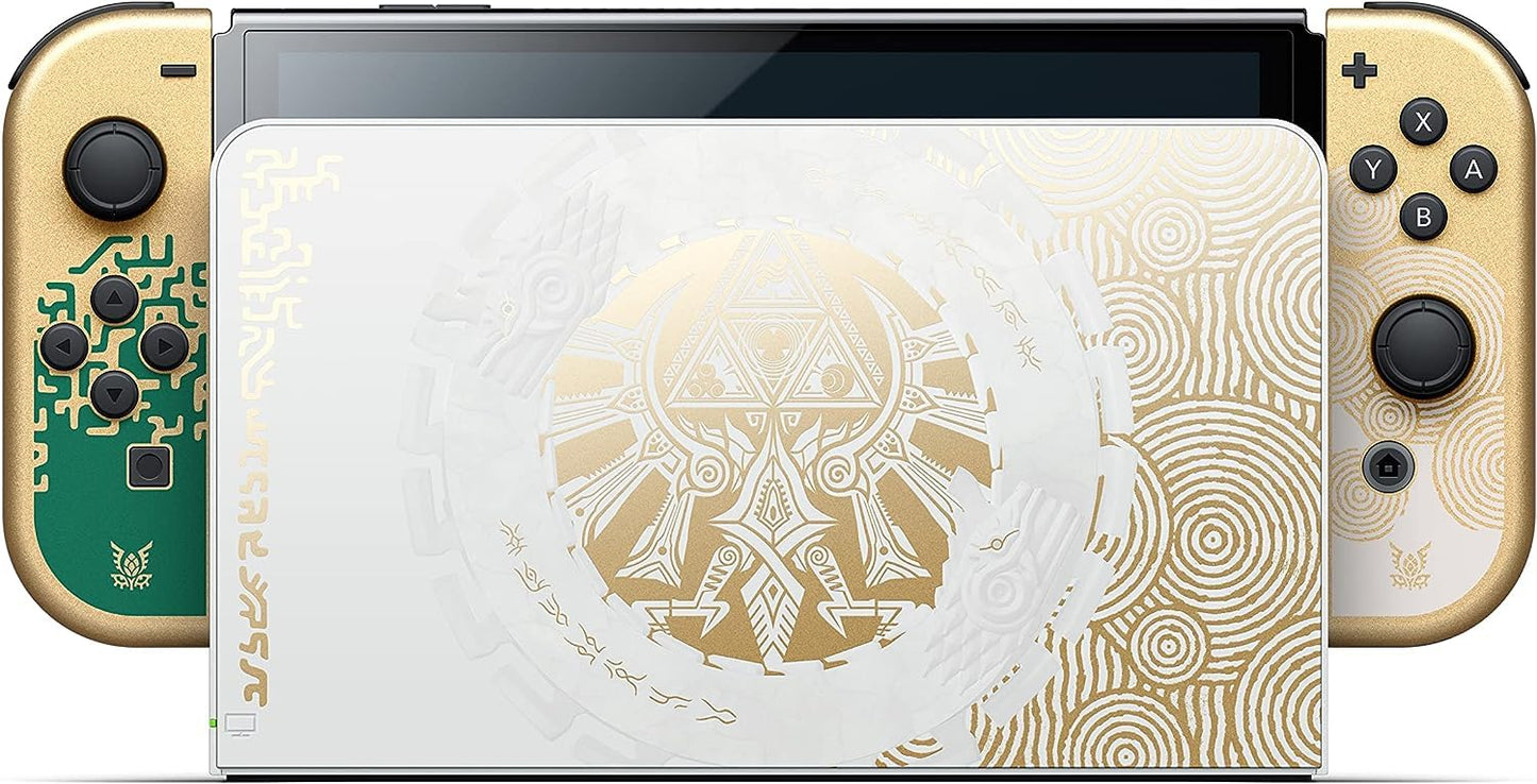 Nintendo Switch (OLED model) Limited Edition Zelda Tears of the Kingdom Gaming Console (Game not included)