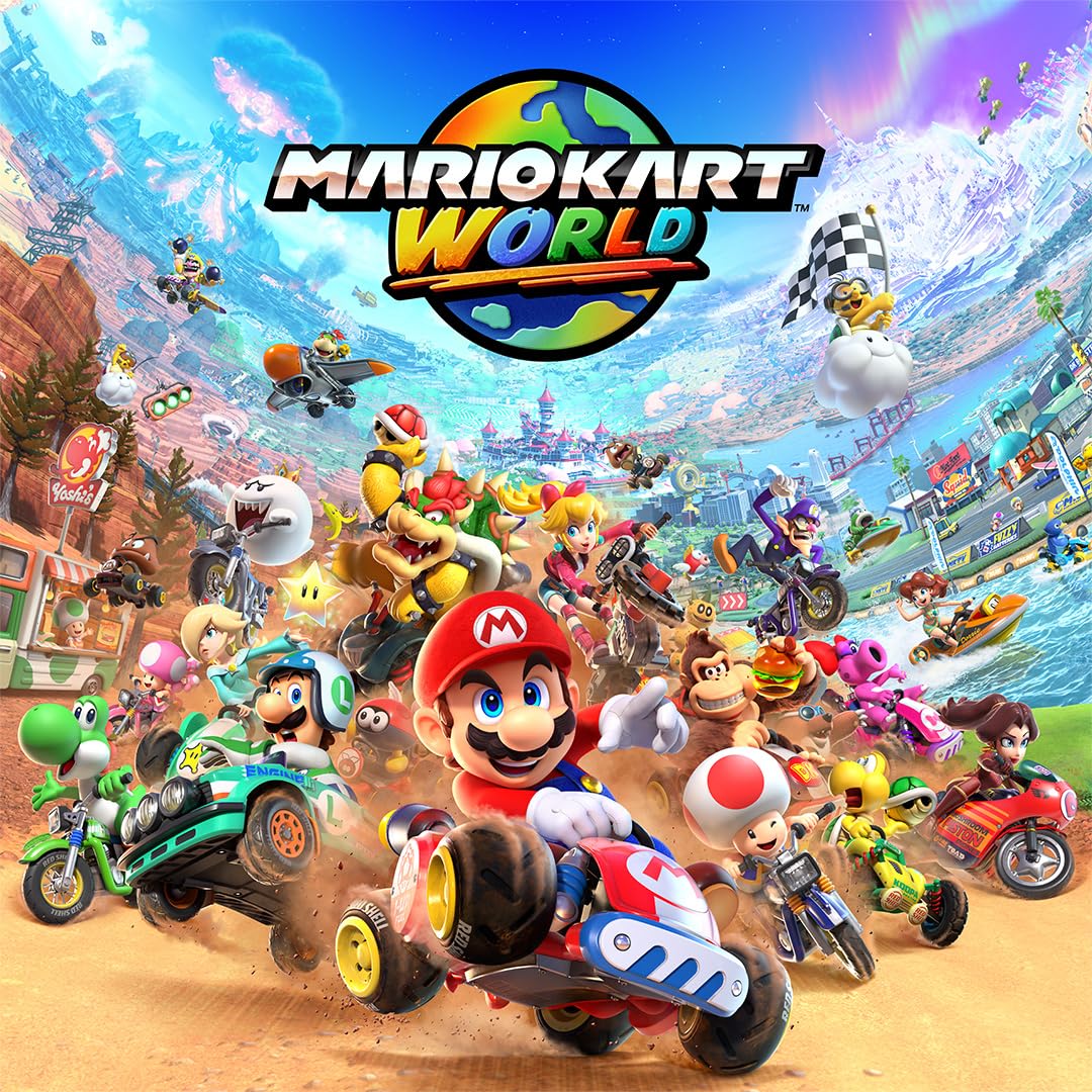 Nintendo Switch 2 Mario Kart - 7.9” HDR LCD, 4K Dock, 256GB Storage, GameChat, Joy-Con 2, TV/Tabletop/Handheld Modes – Supports All Switch Games