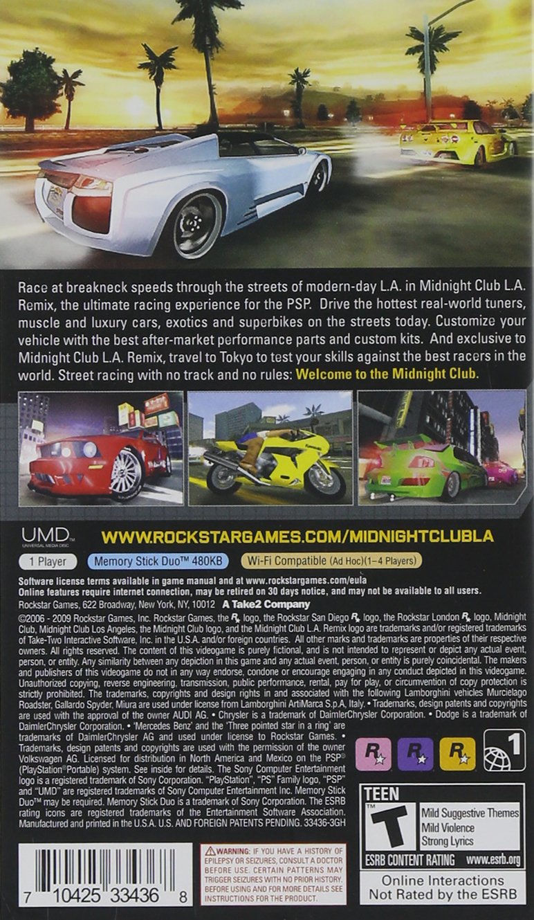 Midnight Club L.A. Remix (PSP)