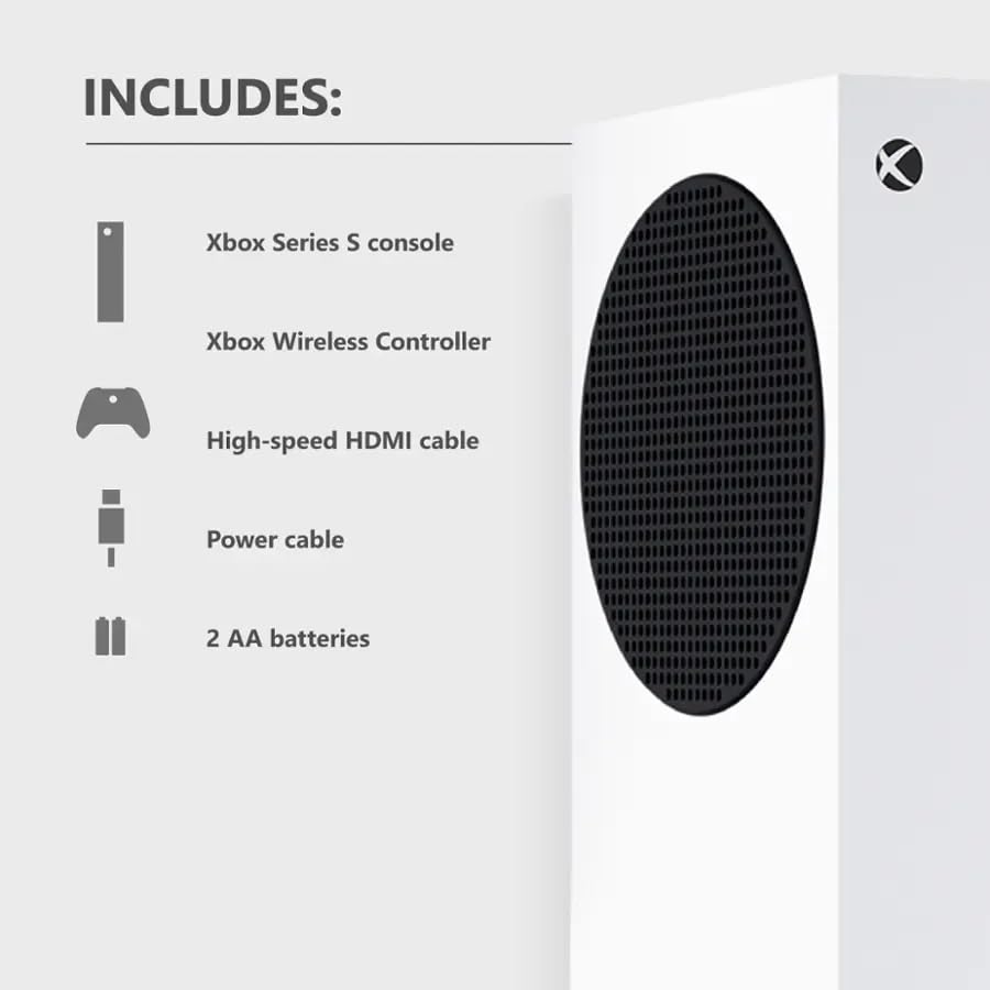 Microsoft Xbox Series S 512GB All-Digital Handheld Console Game (Robot White)