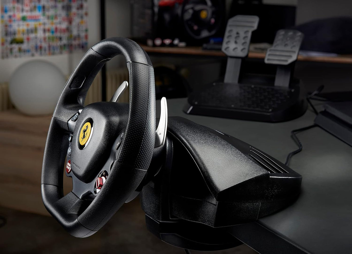 Thrustmaster T80 Ferrari 488 GTB Edition | Racing Game Wheel | PS5/PS4/PC
