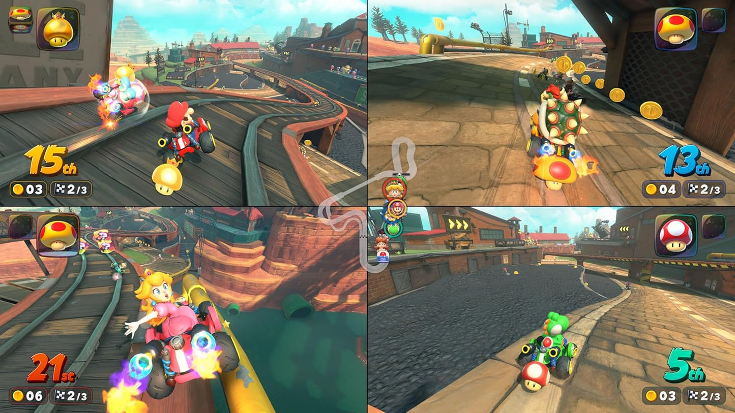 Nintendo Switch 2 Mario Kart - 7.9” HDR LCD, 4K Dock, 256GB Storage, GameChat, Joy-Con 2, TV/Tabletop/Handheld Modes – Supports All Switch Games