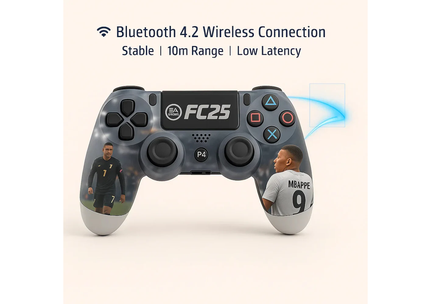 DKD FC 25 themed wireless controller compatible for PS4 (Generic)