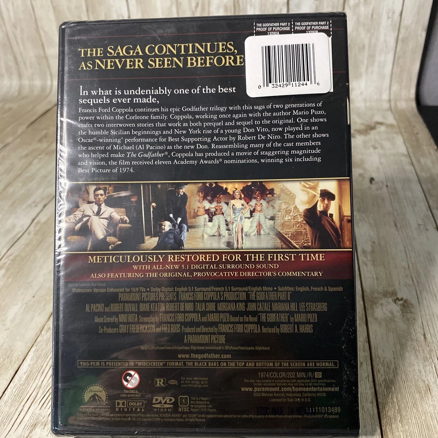 The Godfather Part 2 DVD