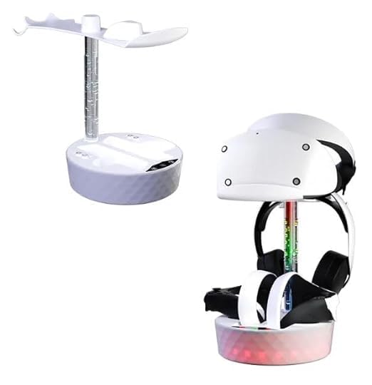 DKD Controller Charging Dock For Ps5 Vr2, Psvr 2 Charging Station With Vr Headset Holder Display Stand