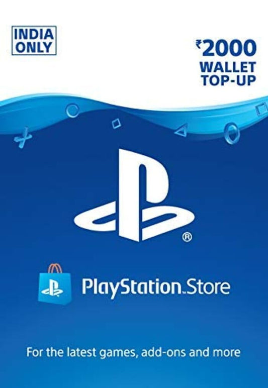 INR 2000 PlayStation Store Gift Card