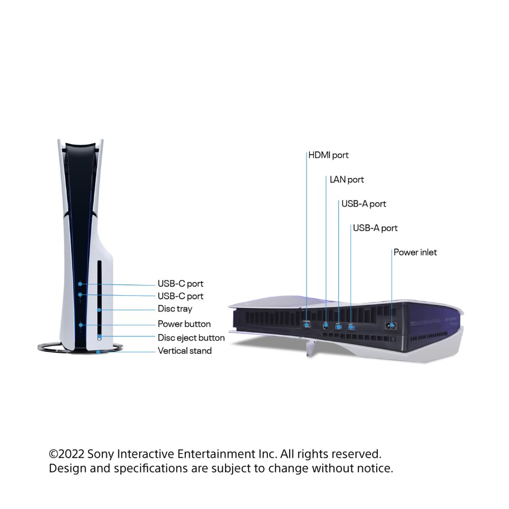 Sony PlayStation5 Gaming Console (Slim) disc edition