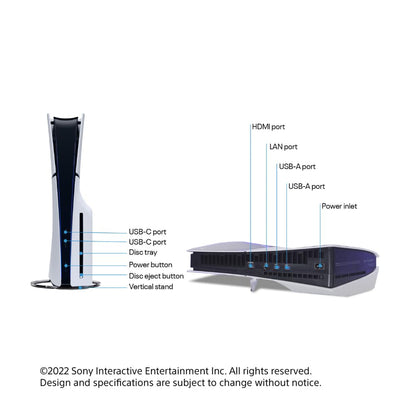 Sony PlayStation5 Gaming Console (Slim) disc edition