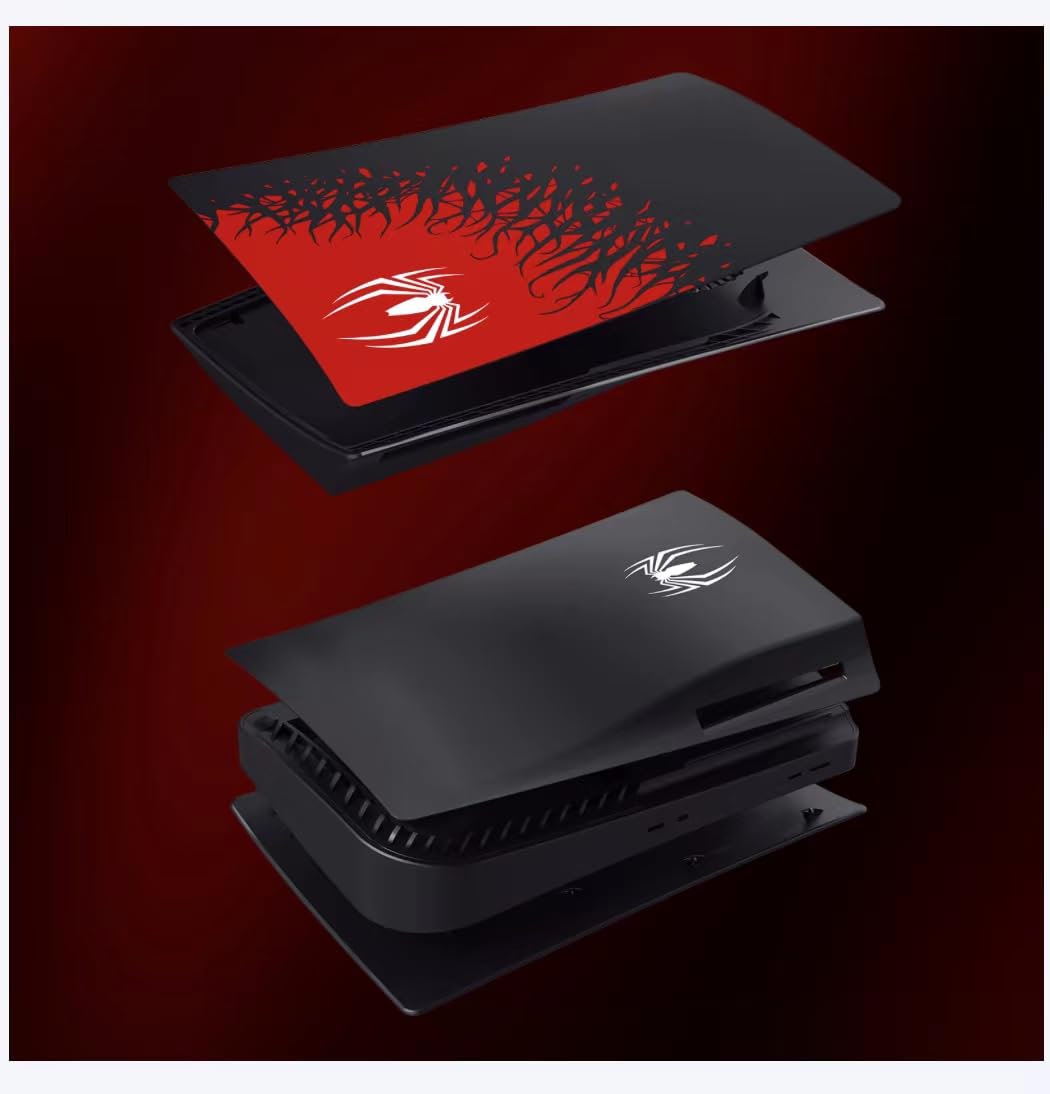 PS5 Face Plates, Anti-Scratch Dustproof Protective  Cover, Replacement Plates Shell for PS5 Disc Edition (Spidy Edition)