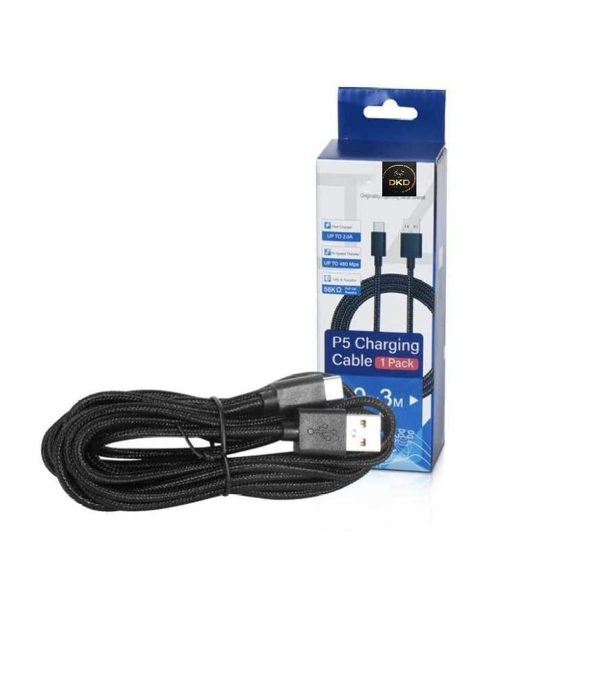 DKD Charging Cable for PS5 10ft/3M