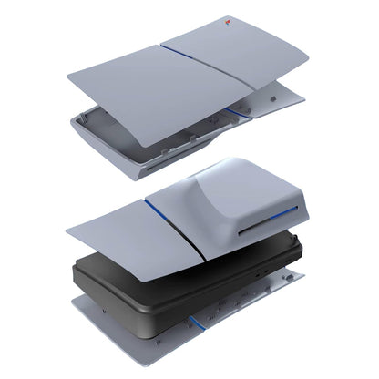 PS5 Slim Disc Edition Faceplate, 30th Anniversary Limited Edition Side Plates, Console Cover Shell, Black