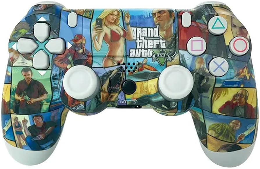 DKD GTA V themed wireless controller compatible for PS4 (generic)