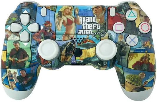 DKD GTA V themed wireless controller compatible for PS4 (generic)