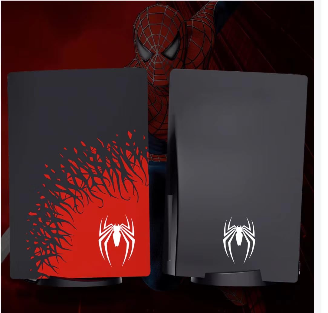 PS5 Face Plates, Anti-Scratch Dustproof Protective  Cover, Replacement Plates Shell for PS5 Disc Edition (Spidy Edition)
