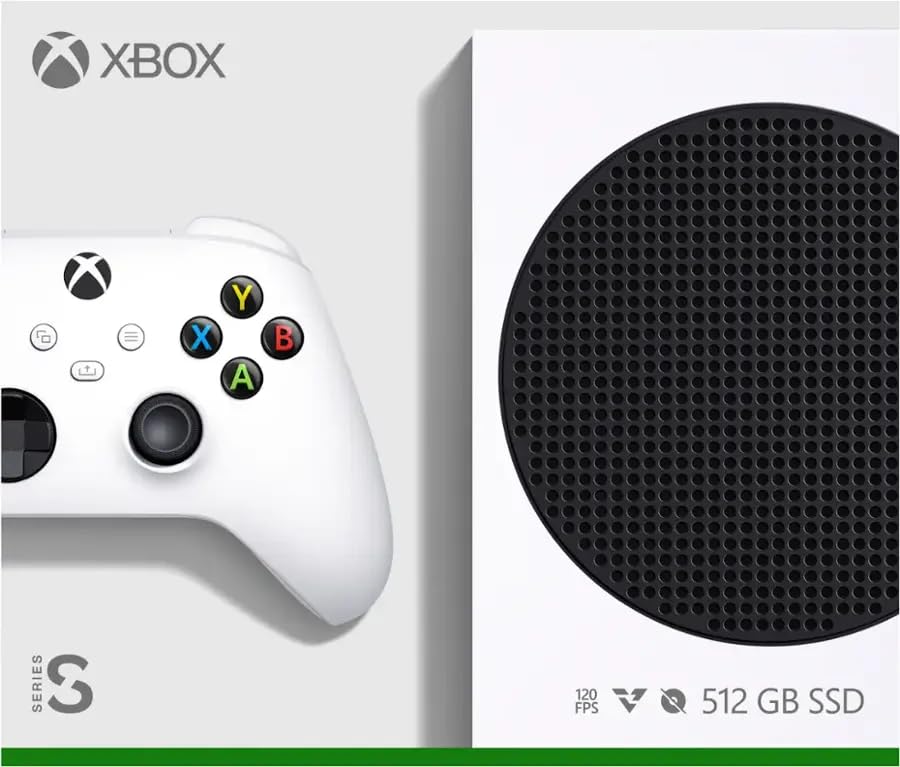 Microsoft Xbox Series S 512GB All-Digital Handheld Console Game (Robot White)