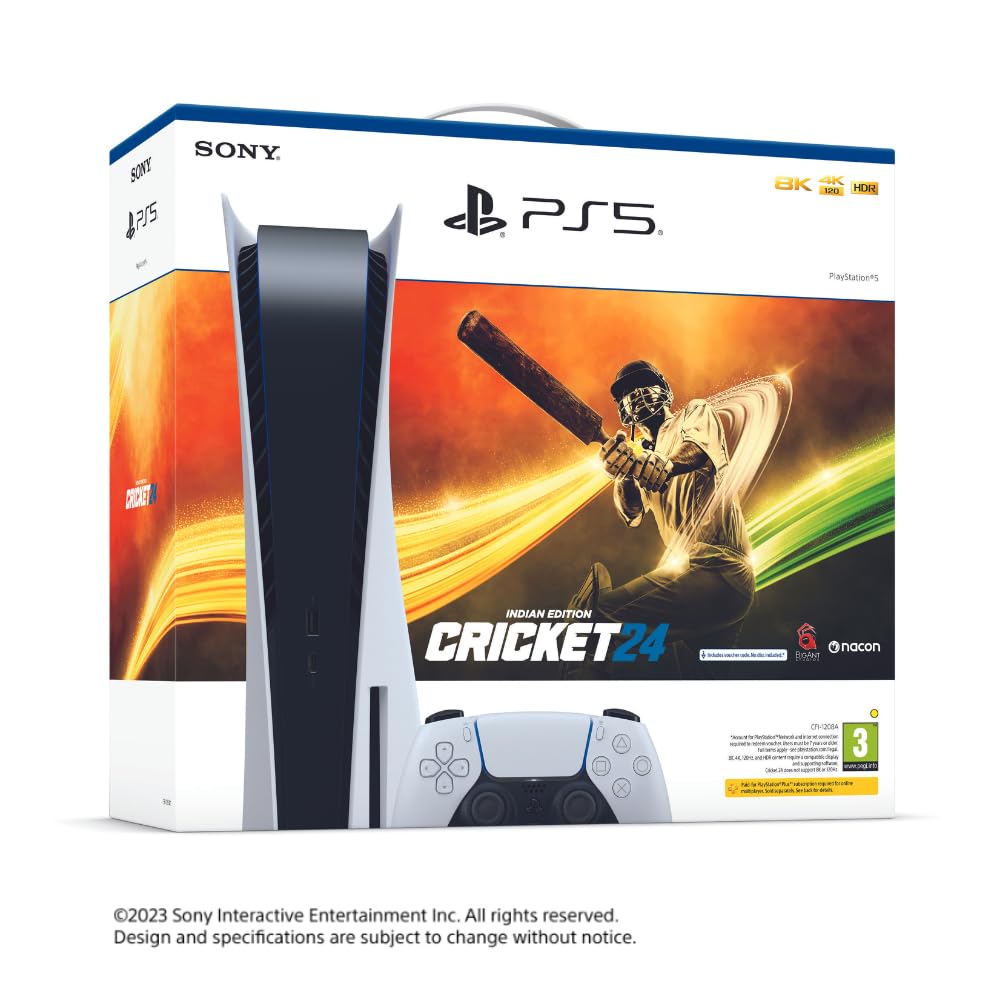 PS5 Gaming Console - Cricket 24 Bundle