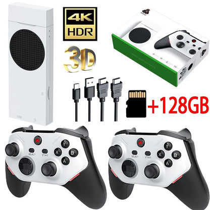 M88 Retro Game Console Retro Game Stick,20000+ Video Games,30+ Emulators,Support 4-Player Online Battles,4K HDMI Arcade Gaming Console with Dual 3D Rocker Plug and Play Emulator Console for TV (128G)