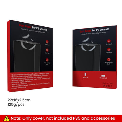 DKD dust cover compatible for PS5 console (suitable for both disc and digital version)