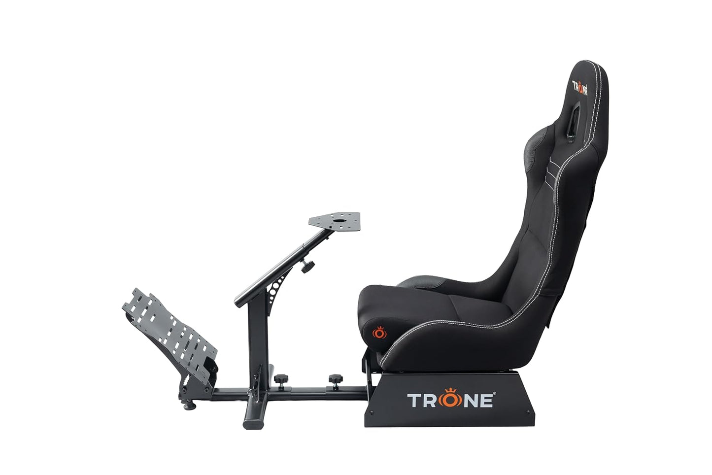 TRONE RS1 Aero Black Racing Simulator Gaming Chair with Seat & Cockpit | Compatible with Logitech PXN V10, V99, G923, G29, G920 | Xbox One, PS4, PS5, PC | Foldable & Adjustable Frame (RS1-Aero-Black)