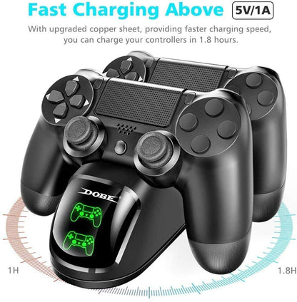 Ps4 Controller Charging Dock With Cable (Black), USB