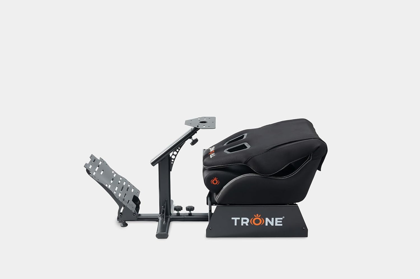 TRONE RS1 Aero Black Racing Simulator Gaming Chair with Seat & Cockpit | Compatible with Logitech PXN V10, V99, G923, G29, G920 | Xbox One, PS4, PS5, PC | Foldable & Adjustable Frame (RS1-Aero-Black)