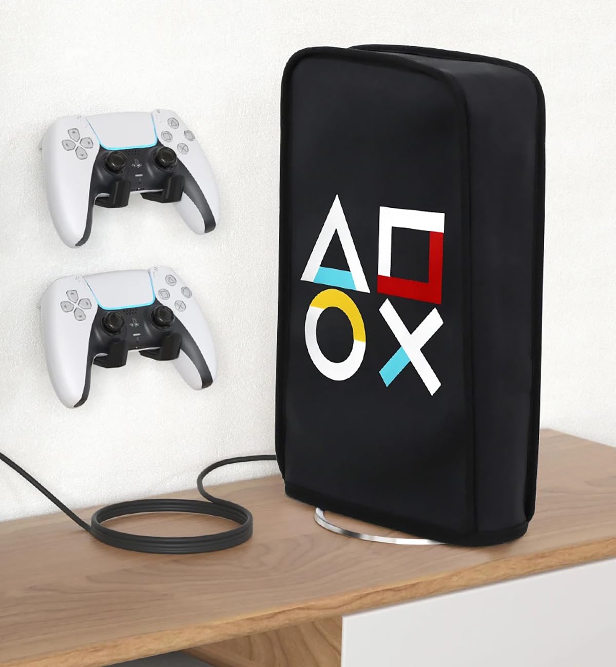 OIVO INDIA Dust Protective Cover for PS5 Console Accessories Case , Anti Scratch Waterproof Sleeve Compatible for Sony PlayStation 5 Digital & Disc...