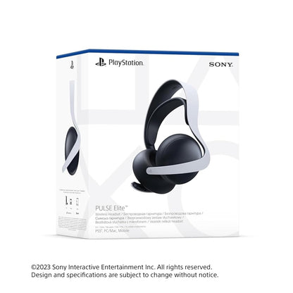 Sony Pulse Elite Wireless Over Ear Headset, White