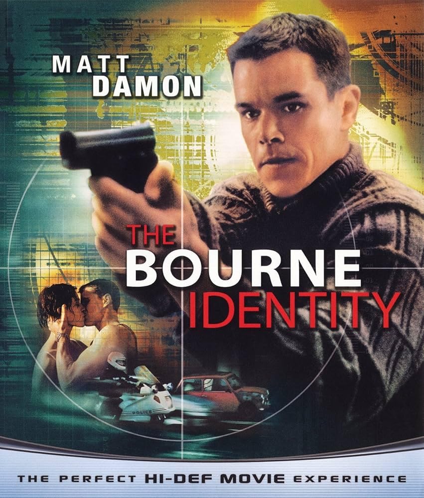 The Bourne Identity English Movie (Blue ray disc)