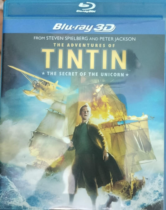 The Adventures of Tintin English Movie (Blue ray disc)