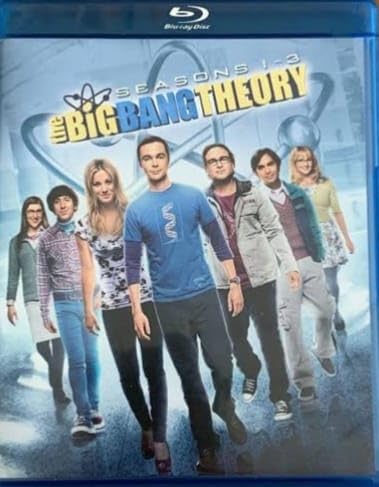 The Big Bang Theory Seasons 1-3 English Serial (6 Blue ray disc)