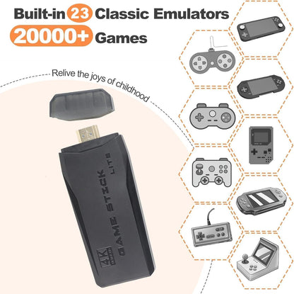 DKD Video Games for Kids Retro Game Stick for Tv Wireless