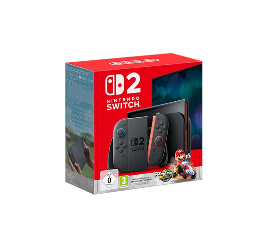 Nintendo Switch 2 Mario Kart - 7.9” HDR LCD, 4K Dock, 256GB Storage, GameChat, Joy-Con 2, TV/Tabletop/Handheld Modes – Supports All Switch Games
