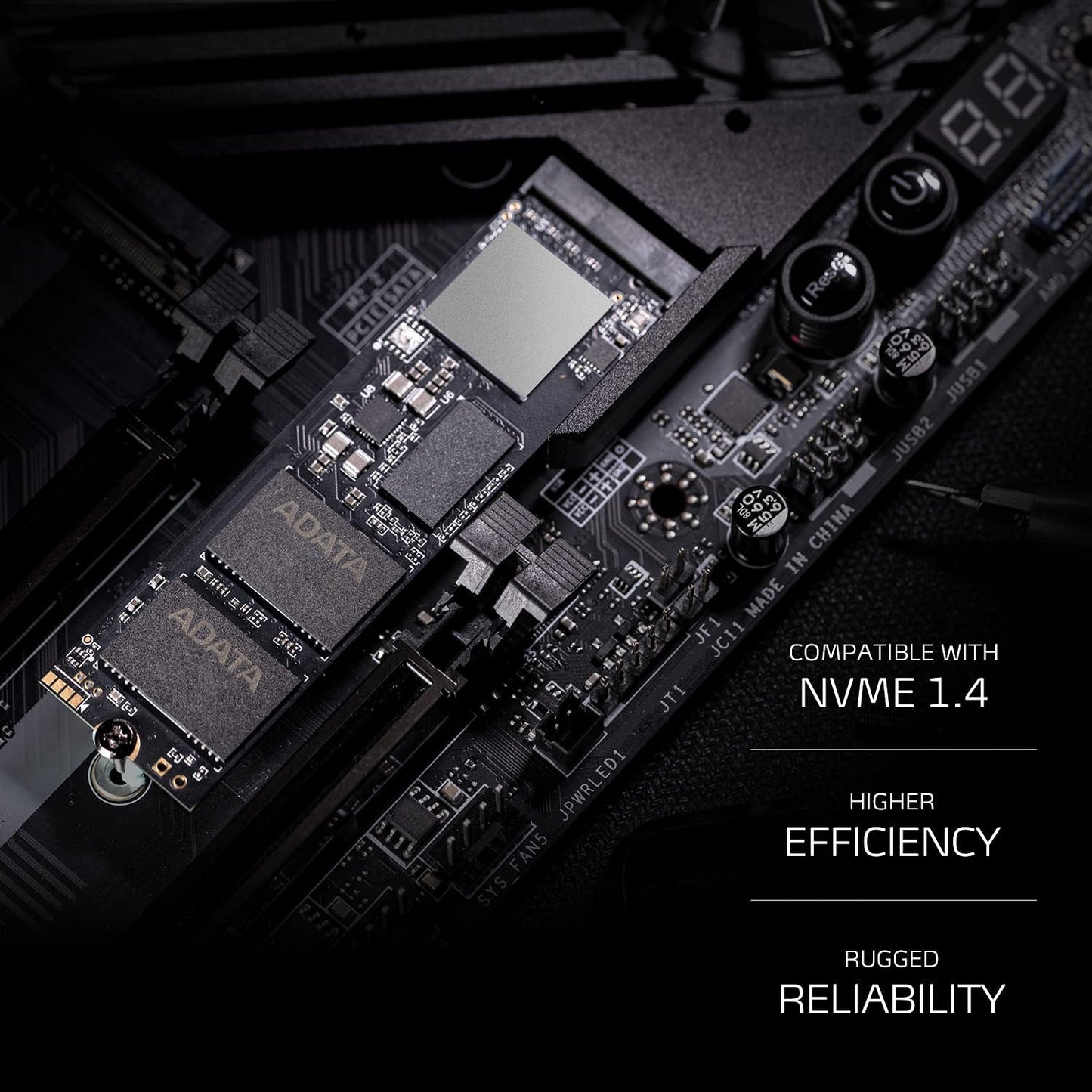 XPG GAMMIX S70 Blade M.2 NVME 2TB PCIe Gen4 2280 Internal Gaming SSD Read/Write Up to 7,400/6800 MB/s (AGAMMIXS70B-2T-CS) Compatible with PC, Laptop and Play Station 5{2TB}