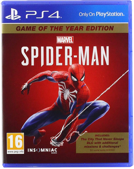 Insomniac Marvel's Spider Man - Game of the Year Edition | PS4