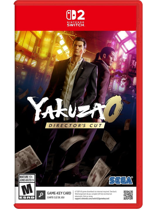 Yakuza 0 Directors Cut for Nintendo Switch 2 (Game-Key Card)