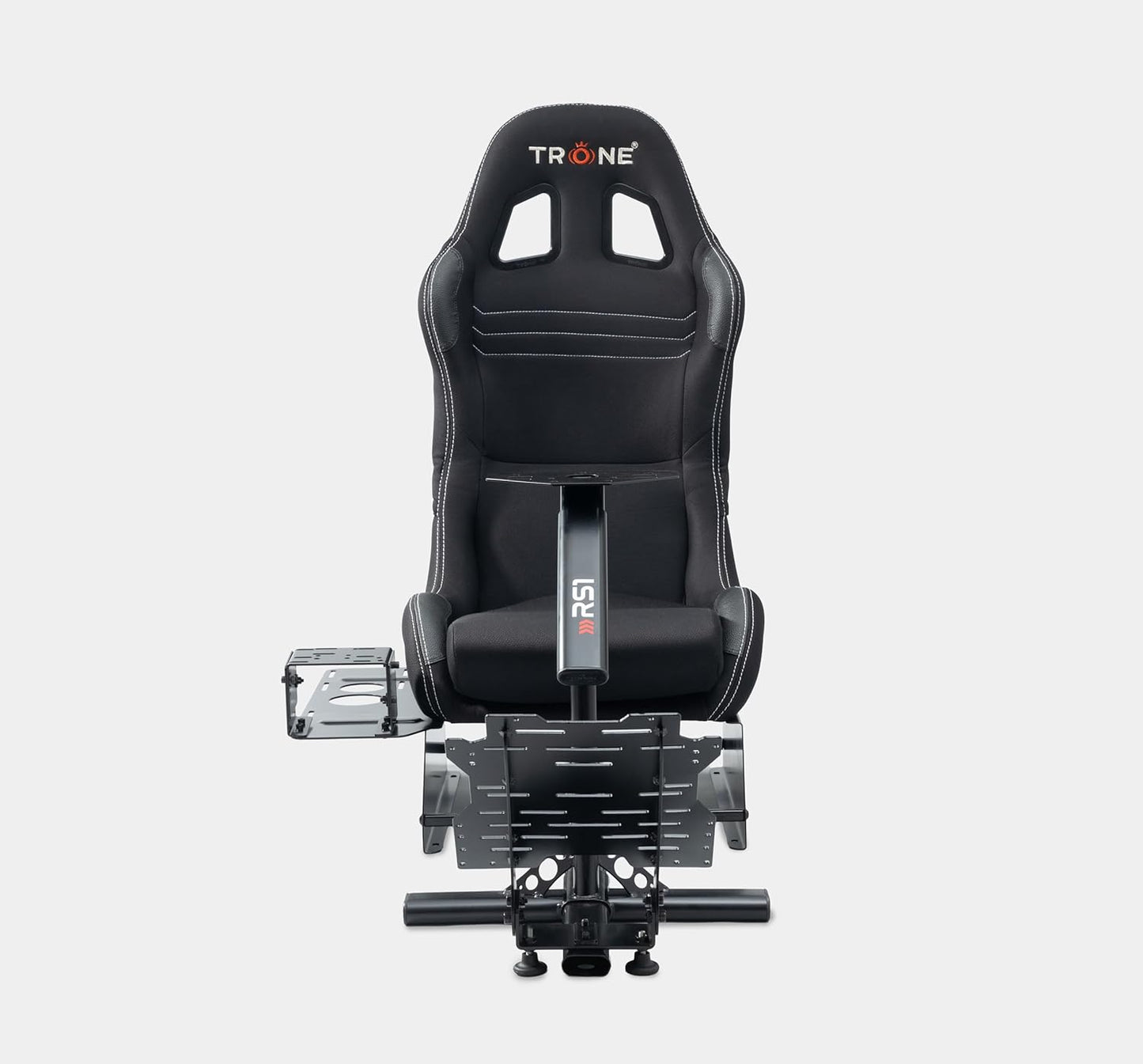 TRONE RS1 Aero Black Racing Simulator Gaming Chair with Seat & Cockpit | Compatible with Logitech PXN V10, V99, G923, G29, G920 | Xbox One, PS4, PS5, PC | Foldable & Adjustable Frame (RS1-Aero-Black)