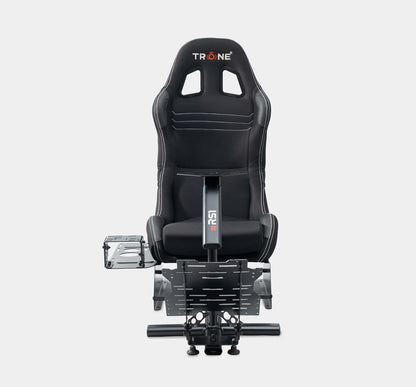 TRONE RS1 Aero Black Racing Simulator Gaming Chair with Seat & Cockpit | Compatible with Logitech PXN V10, V99, G923, G29, G920 | Xbox One, PS4, PS5, PC | Foldable & Adjustable Frame (RS1-Aero-Black)