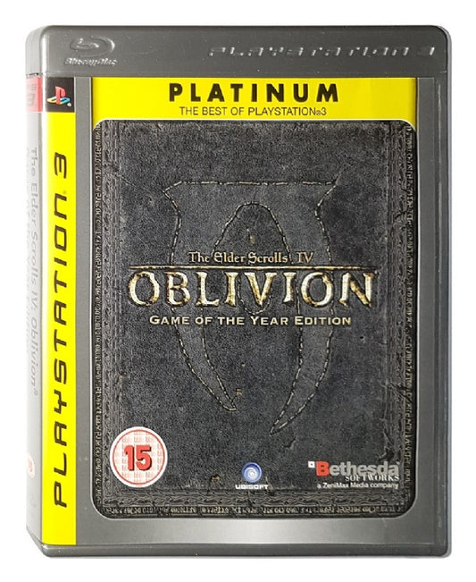 The elder scroll IV : oblivion goty ps3 platinum edition